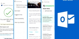 Microsoft introduces new Outlook integration with Uber, Evernote and more