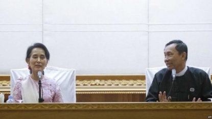 Aung San Suu Kyi announces alliance with Shwe Mann