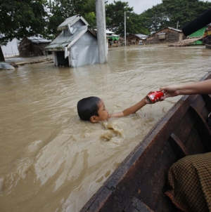 Nearly 1 million affected by Burma floods, 99 dead