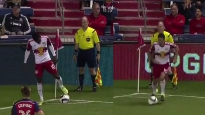 New York Red Bulls Score Cheeky Illegal Corner