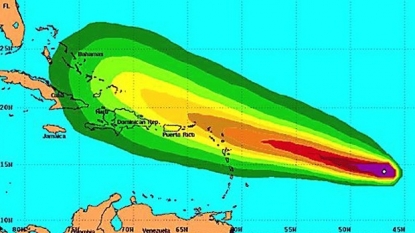 New tropical storm warnings issued as Erika approaches