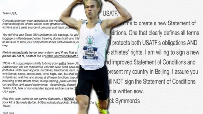 Nick Symmonds dropped from Team USA over contract disagreement