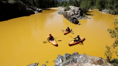 Orange waste from Colorado mine creeps toward New Mexico