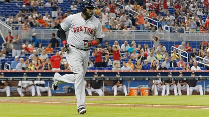 Ortiz hits 2 homers but Red Sox lose to Marlins 14