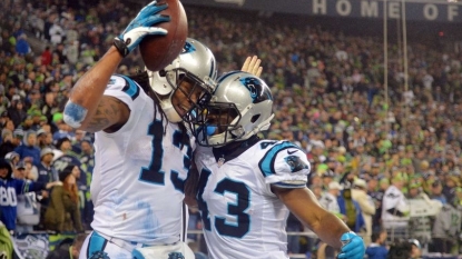 Panthers Top Receiver Benjamin Carted Off Field With Knee Injury