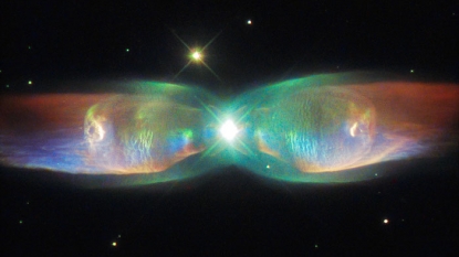 Hubble Telescope Captures Shimmering, Cosmic Butterfly in New Image