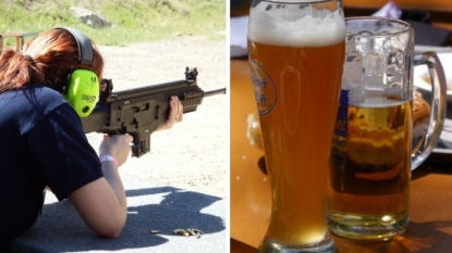 Restaurant with gun range allowed to sell alcohol