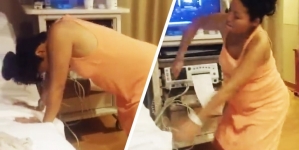 Pregnant Woman Breaks Into Dance During Labor Because What Is Pain?