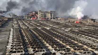 Rain stokes pollution fears at China blasts site