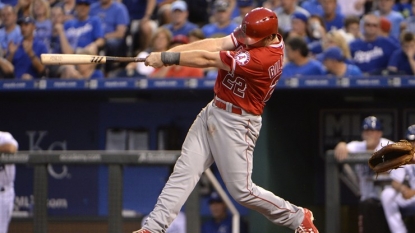 Royals tie Angels in the ninth