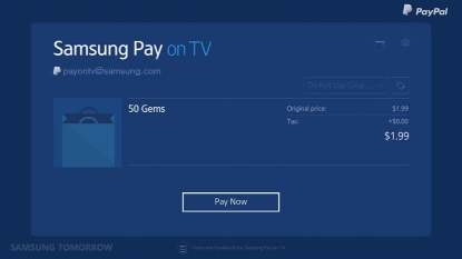 Samsung Builds Payments Into Smart TVs