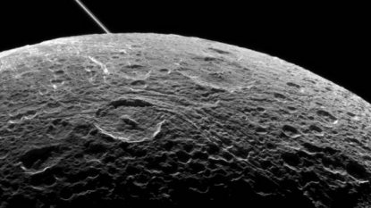 Spacecraft Makes Final Close Flyby of Saturn Moon Dione Today