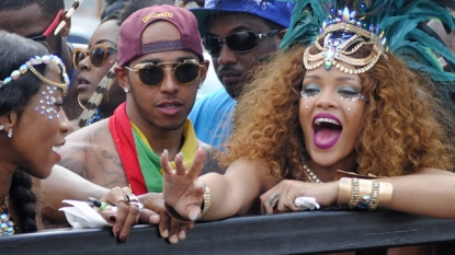 See photos of Rihanna’s skimpy, sparkly carnival costume