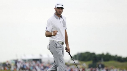 Johnson holds clubhouse lead at Whistling Straits