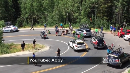 Tour of Utah cyclist severely injured after crashing into a team auto