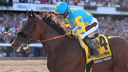 Triple Crown winner American Pharoah wins Haskell in return