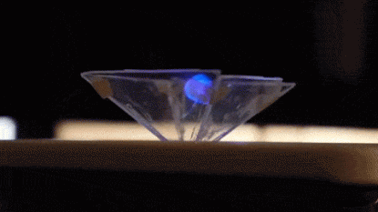 Turn basic stationary and your smartphone into a hologram projector