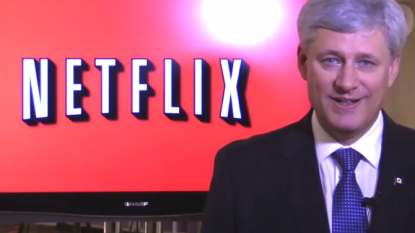 Twitter, Mulcair laugh off Harper’s warning about ‘Netflix tax’