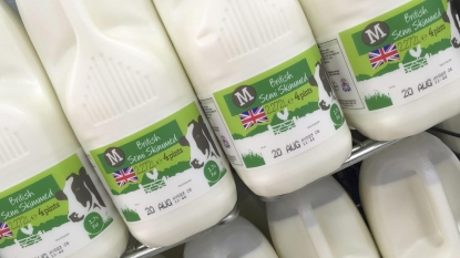 UK supermarket milk aims to help famers