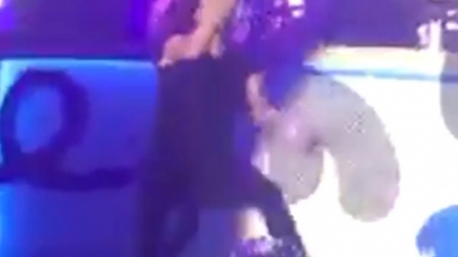 Whoops! Harry Styles falls on stage – again