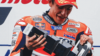 World champion Marc Marquez takes pole for Indianapolis MotoGP