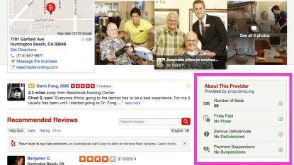 Yelp Teams With ProPublica On Heath Care Info For Business Pages