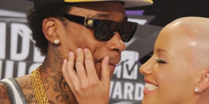 Wiz Khalifa Reunites With Amber Rose At Tour Closer