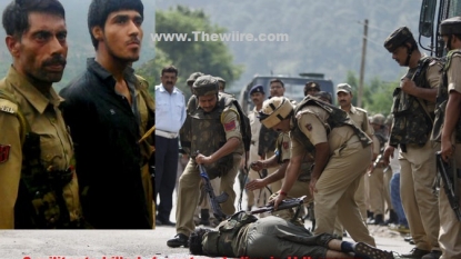 Live jammu srinagar highway terrorists ambush bsf convoy 2 jawans killed