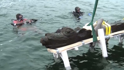 15th Century ‘Sea Monster’ Figurehead Discovered In The Baltic