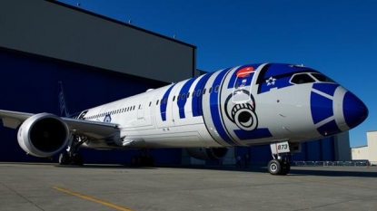 Boeing, All Nippon Airways debut Star Wars R2-D2 jet