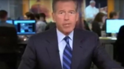 Brian Williams Returns to Cover Pope Francis Visit