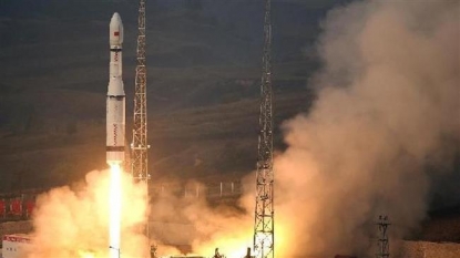 China’s new Long March-6 carrier rocket blasts off into space