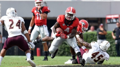 Chubb scores 3 TDs as No. 7 Georgia beats Southern 48