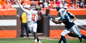 Johnny Manziel, Travis Benjamin light up Marcus Mariota, Tennessee Titans