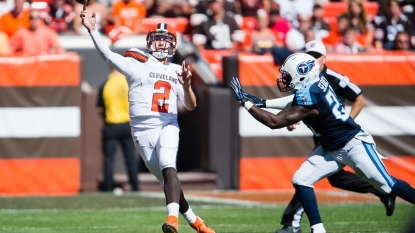 Johnny Manziel, Travis Benjamin light up Marcus Mariota, Tennessee Titans