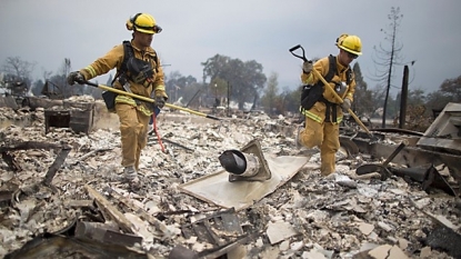 A snapshot of California’s explosive wildfires