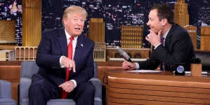 Donald Trump visits Jimmy Fallon’s ‘Tonight Show’