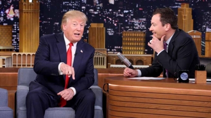 Donald Trump visits Jimmy Fallon’s ‘Tonight Show’