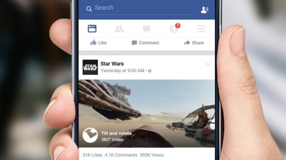 Facebook joins YouTube in showing 360-degree videos – including Star Wars