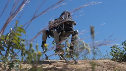 US Marine Corps tests robot dog soldier