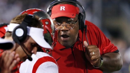 Rutgers interim coach has oddball press conference, demands respect for Flood