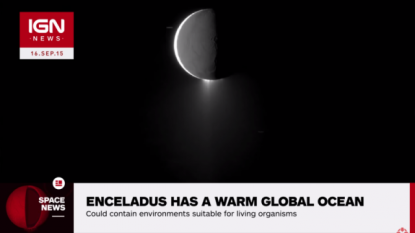 Global ocean present beneath icy crust of Saturn’s moon Enceladus