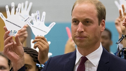 Prince William says Queen would help him beat bullies