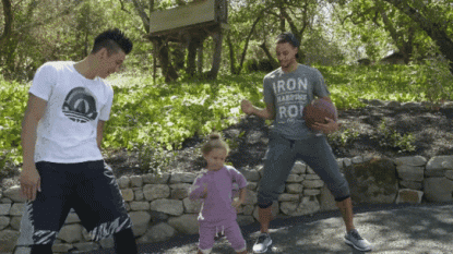 Jeremy Lin on fitting in (plus a Riley Curry cameo)