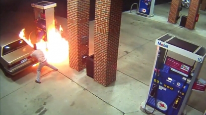 Man starts petrol station fire trying to kill spider with a lighter