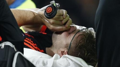 Manchester United return from Eindhoven without Luke Shaw following horrific