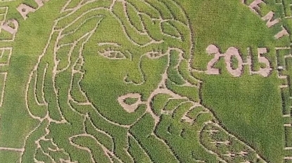 Maryland Farmer Cuts Giant Taylor Swift Face Into Cornfield