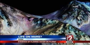 NASA scientists find evidence of flowing water on Mars