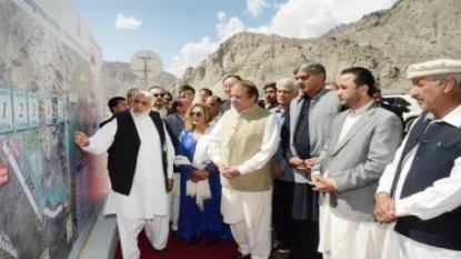 Nawaz Sharif inaugurates Pak-China Friendship Tunnels