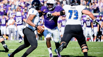 No. 17 Northwestern rallies to beat Ball State 24-19